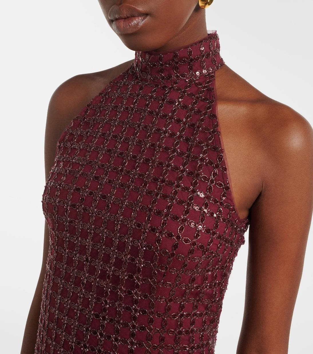 Rotate - Beaded maxi dress
