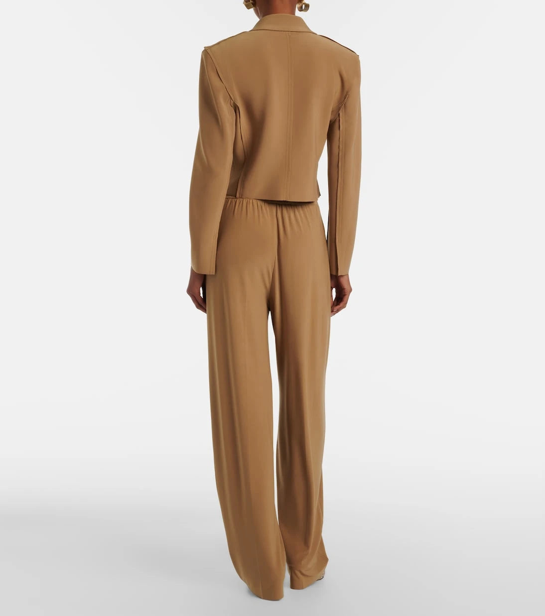 Norma Kamali - Pleated wide-leg pants