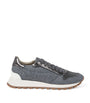 Brunello Cucinelli Grey Virgin Wool Sneakers