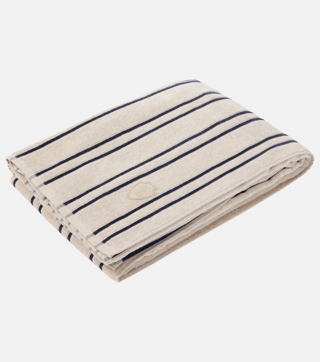 Brunello Cucinelli - Striped cotton terry beach towel