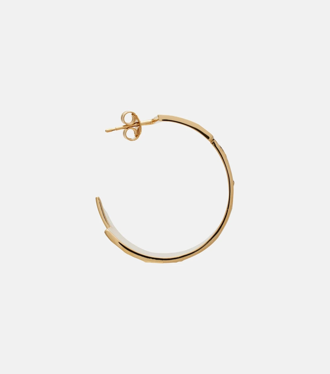 Givenchy - Logo hoop earrings