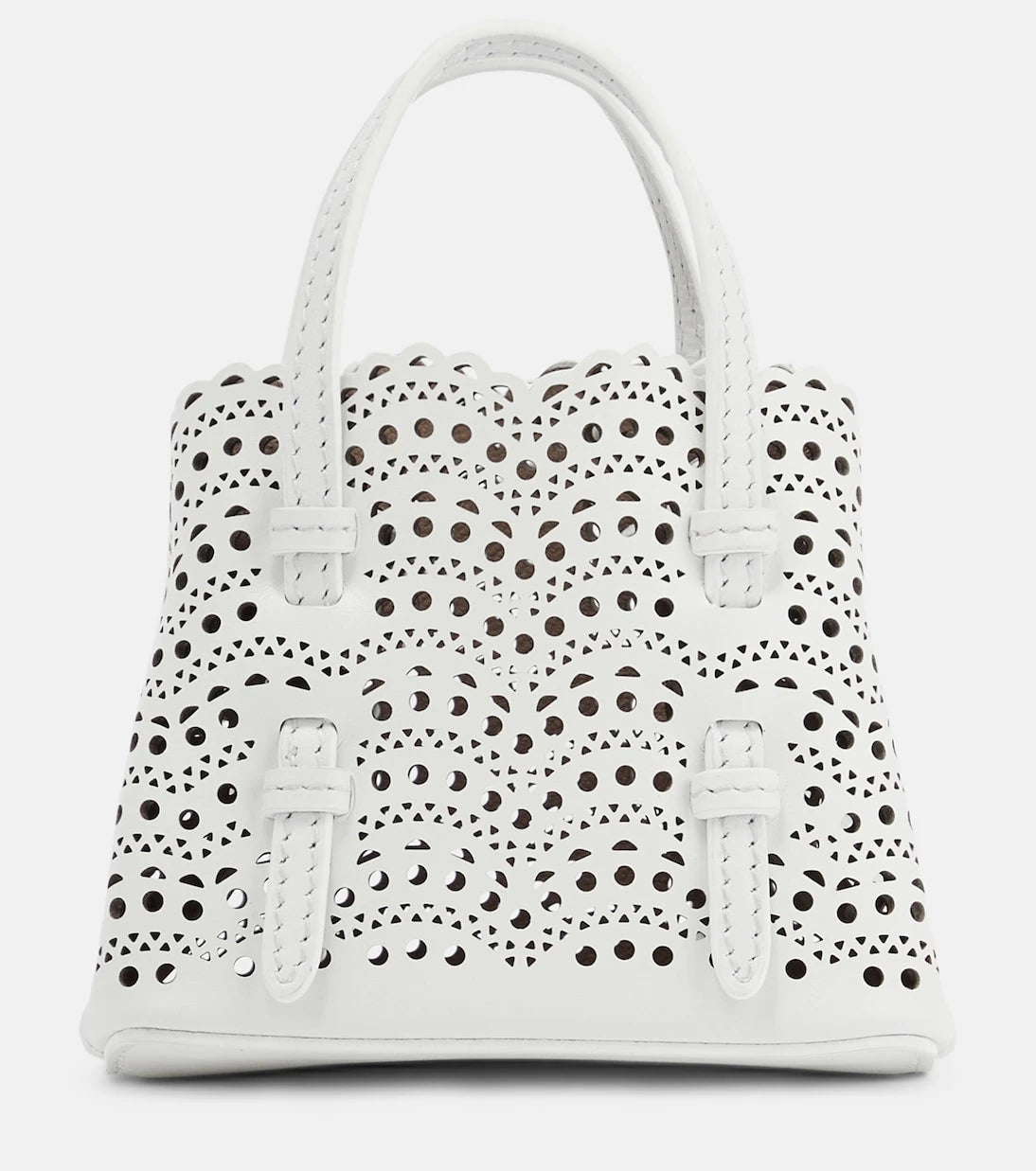 Alaïa - Mina Mini deri çapraz askılı çanta