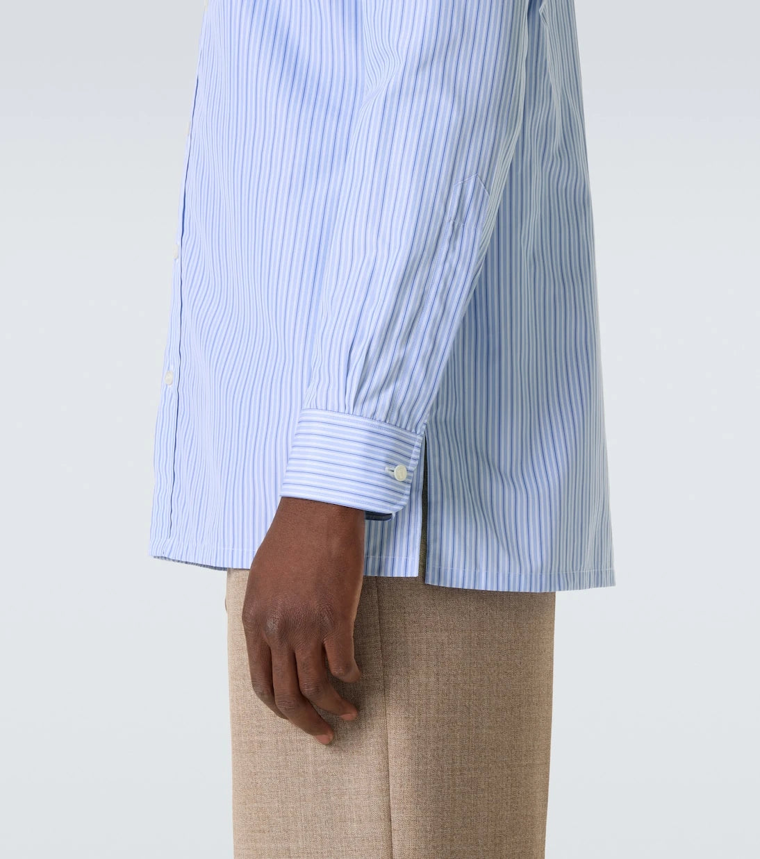 Charvet - Striped cotton poplin shirt