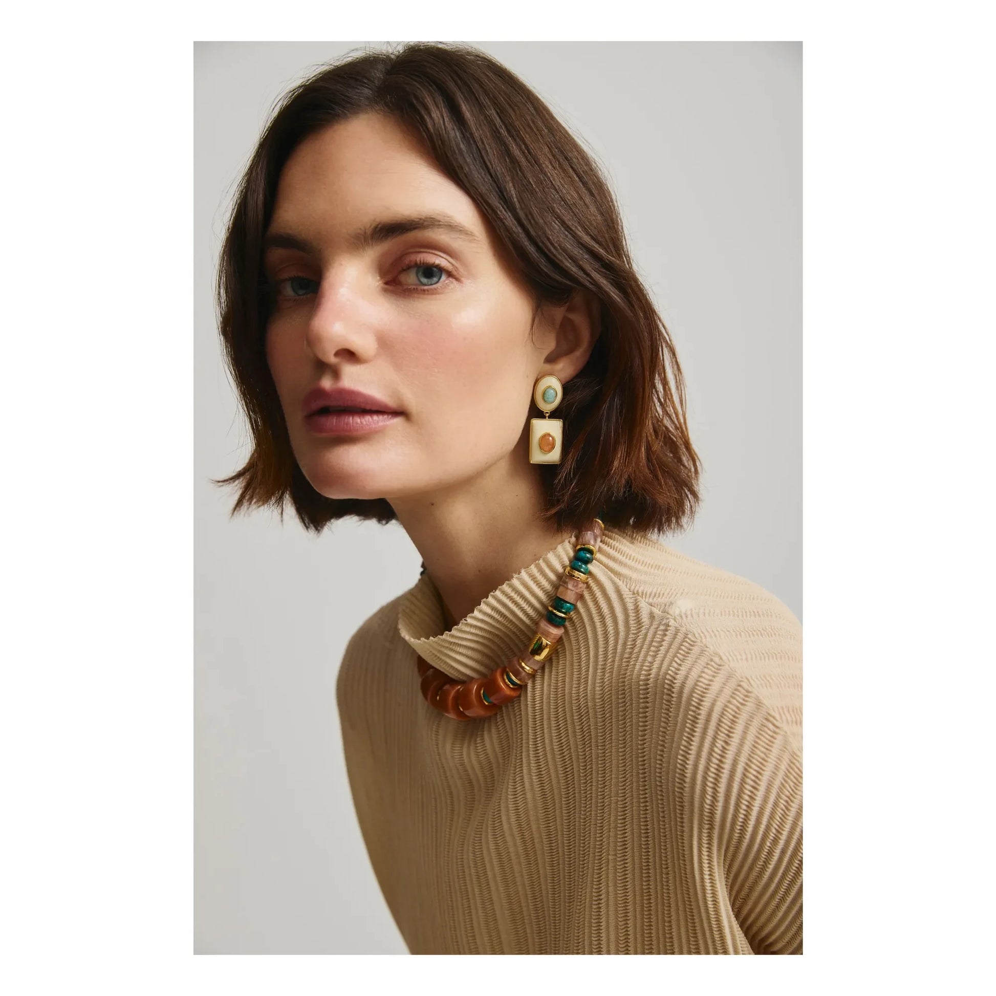 Lizzie Fortunato - Granada necklace | Terracotta