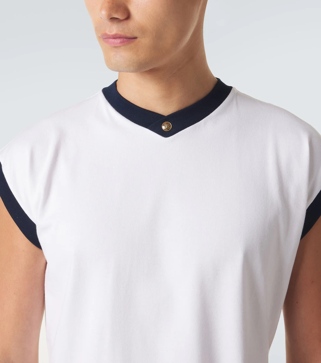 Versace - Medusa cotton-blend jersey T-shirt
