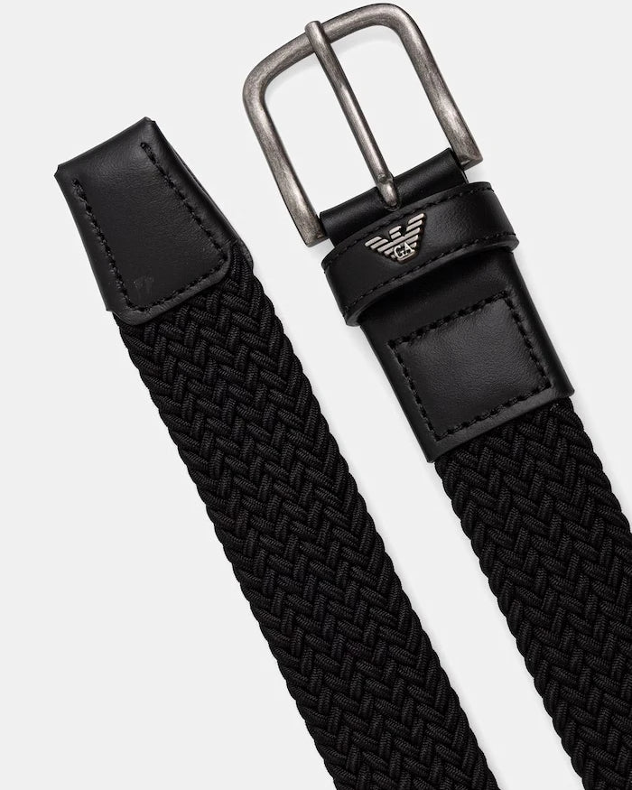 Emporio Armani Örgü Erkek Kemer