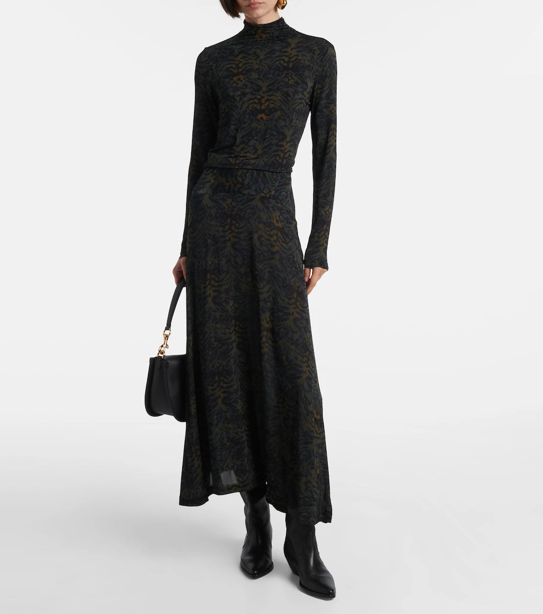 Ulla Johnson - Paola printed jersey maxi skirt