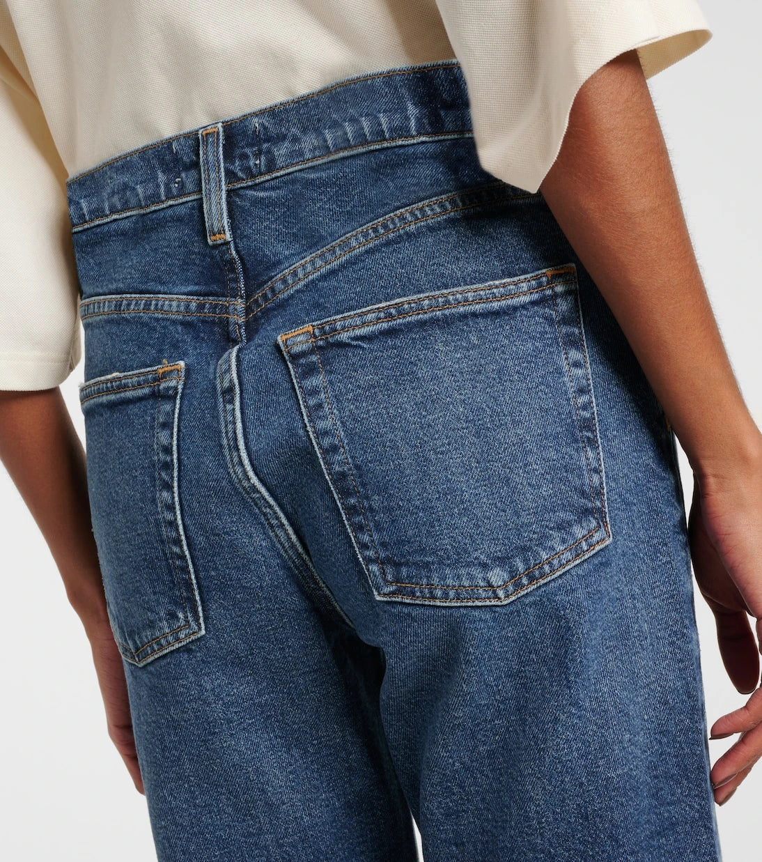 Agolde - Valen mid-rise straight jeans