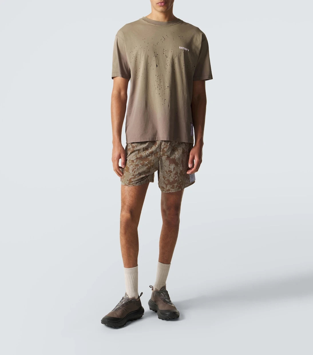 Satisfy - Space-O 5 printed running shorts