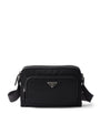 Prada Re-Nylon Saffiano Leather-Trim Shoulder Bag