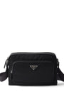 Prada Re-Nylon Saffiano Leather-Trim Shoulder Bag