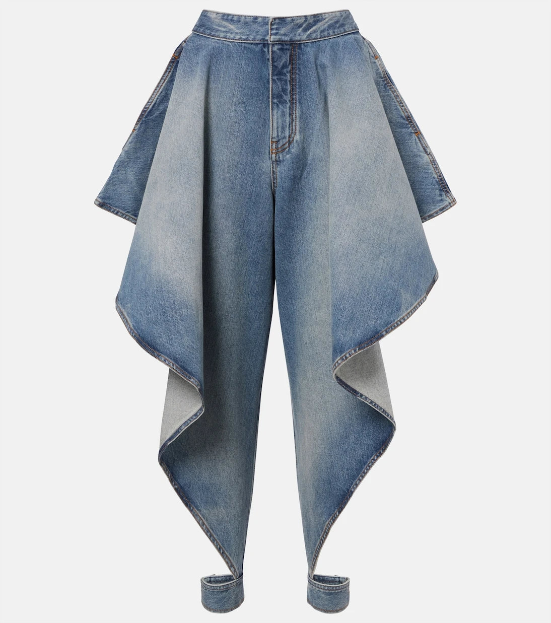 Alaïa - Drape detaylı havuç paça jean