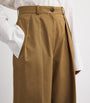Brown Igor Wide-Leg Tailored Trousers