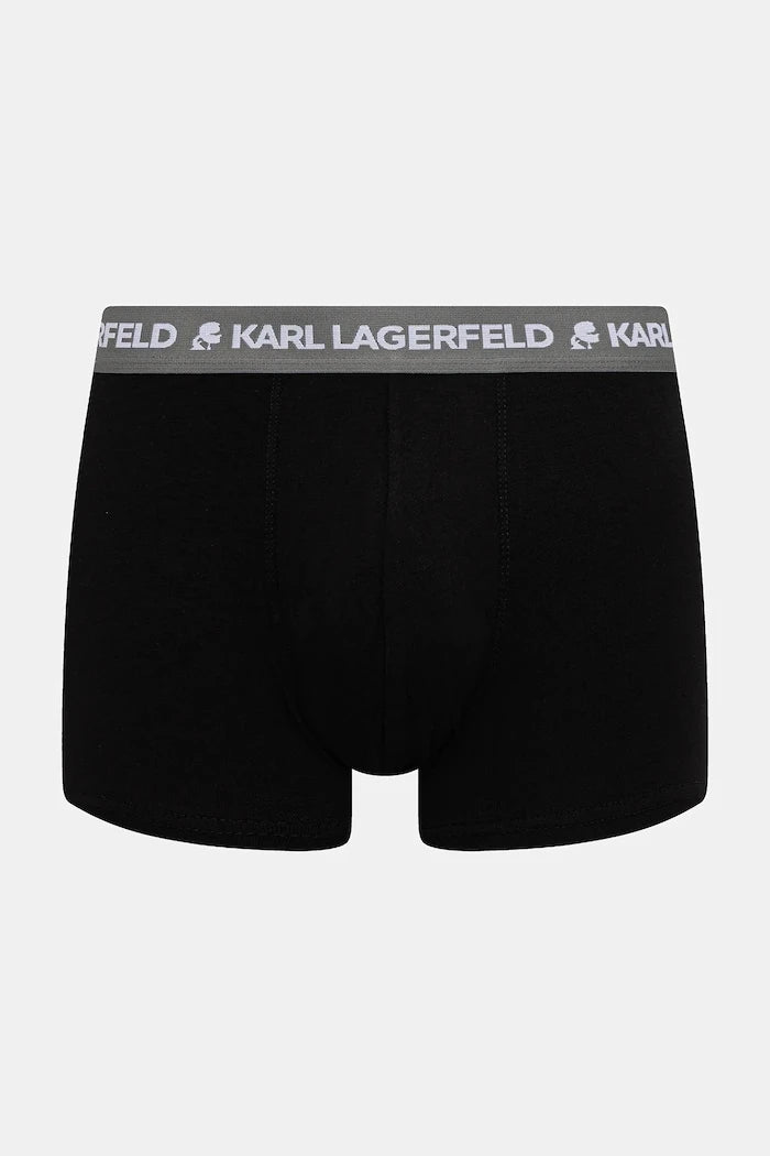 Karl Lagerfeld erkek pamuk ve elastan boxer 3'lü