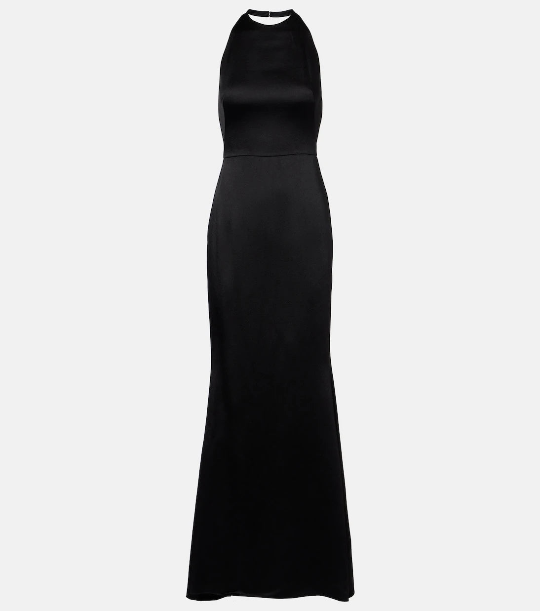 Givenchy - Open-back crêpe and satin gown