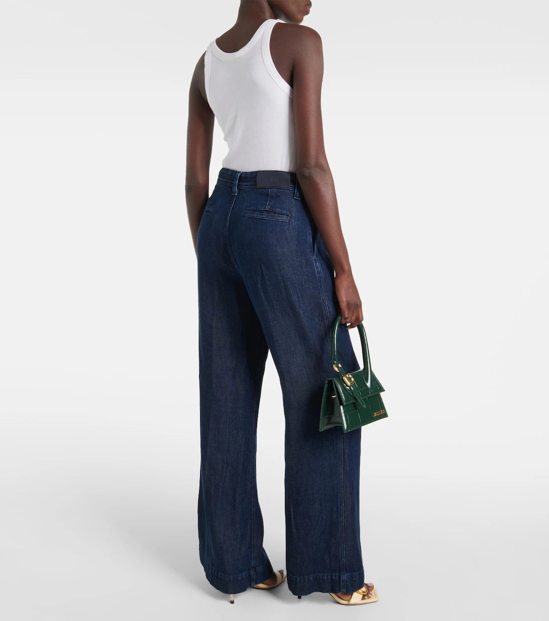 7 For All Mankind - High-rise wide-leg jeans