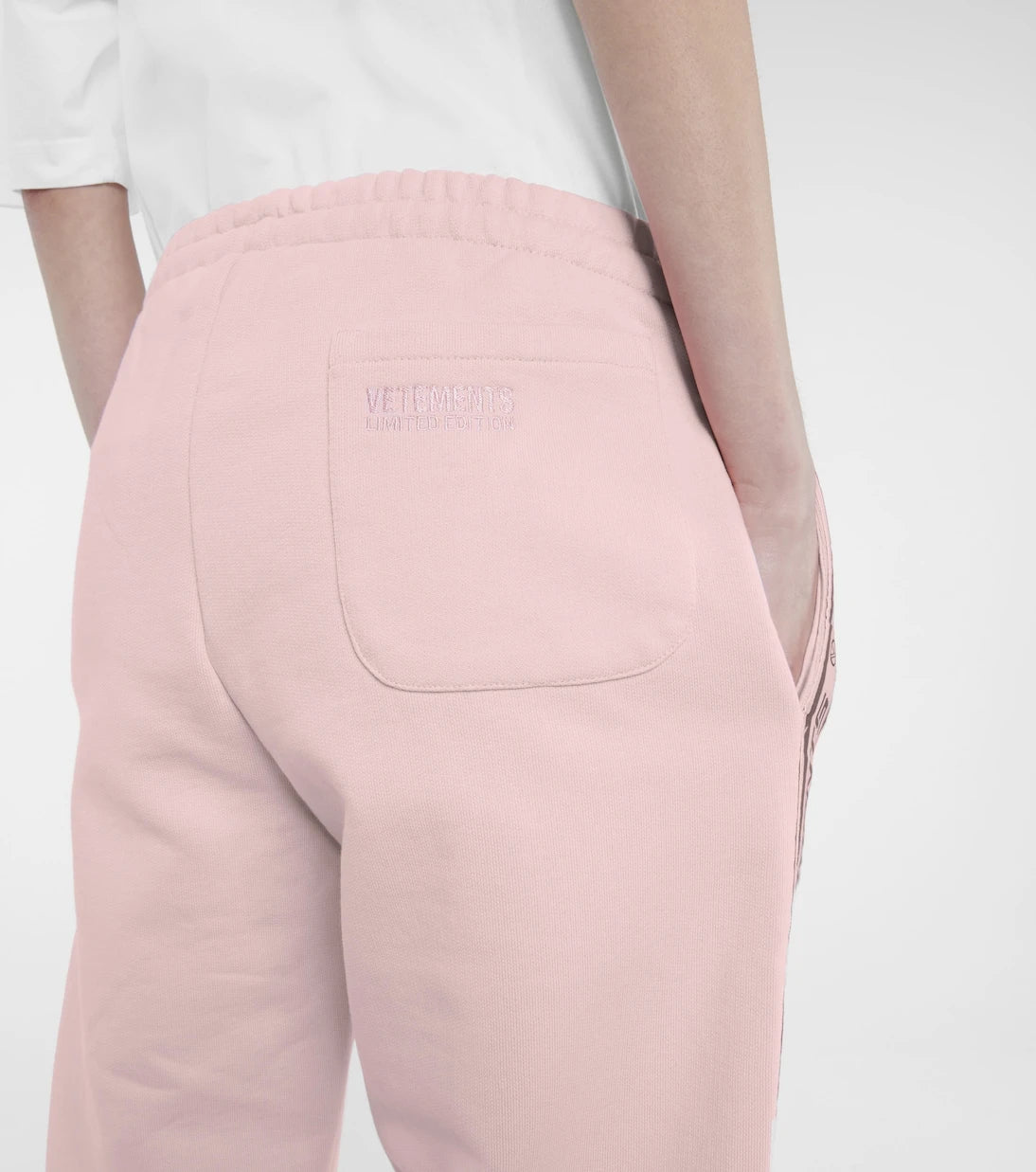 Vetements - Logo cotton-blend jersey sweatpants