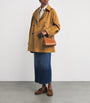 MAX&Co. Yellow Cotton Gabardine Trench Jacket