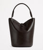Bottega Veneta Brown Leather Liberta Bucket Bag