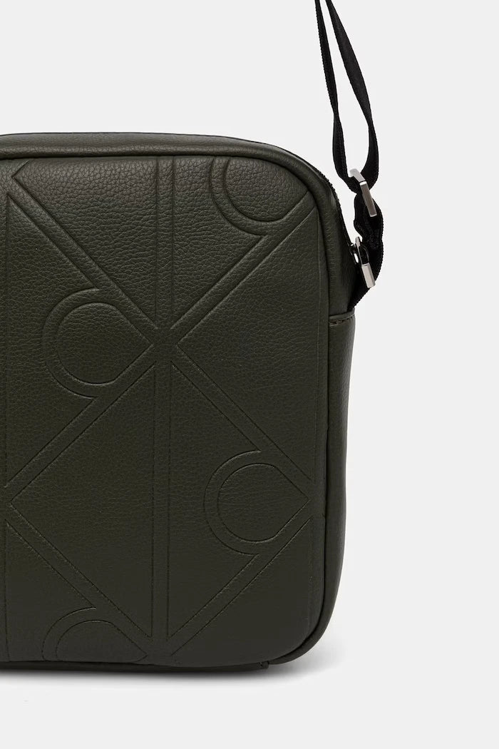 Calvin Klein erkek omuz çantası, suni deri