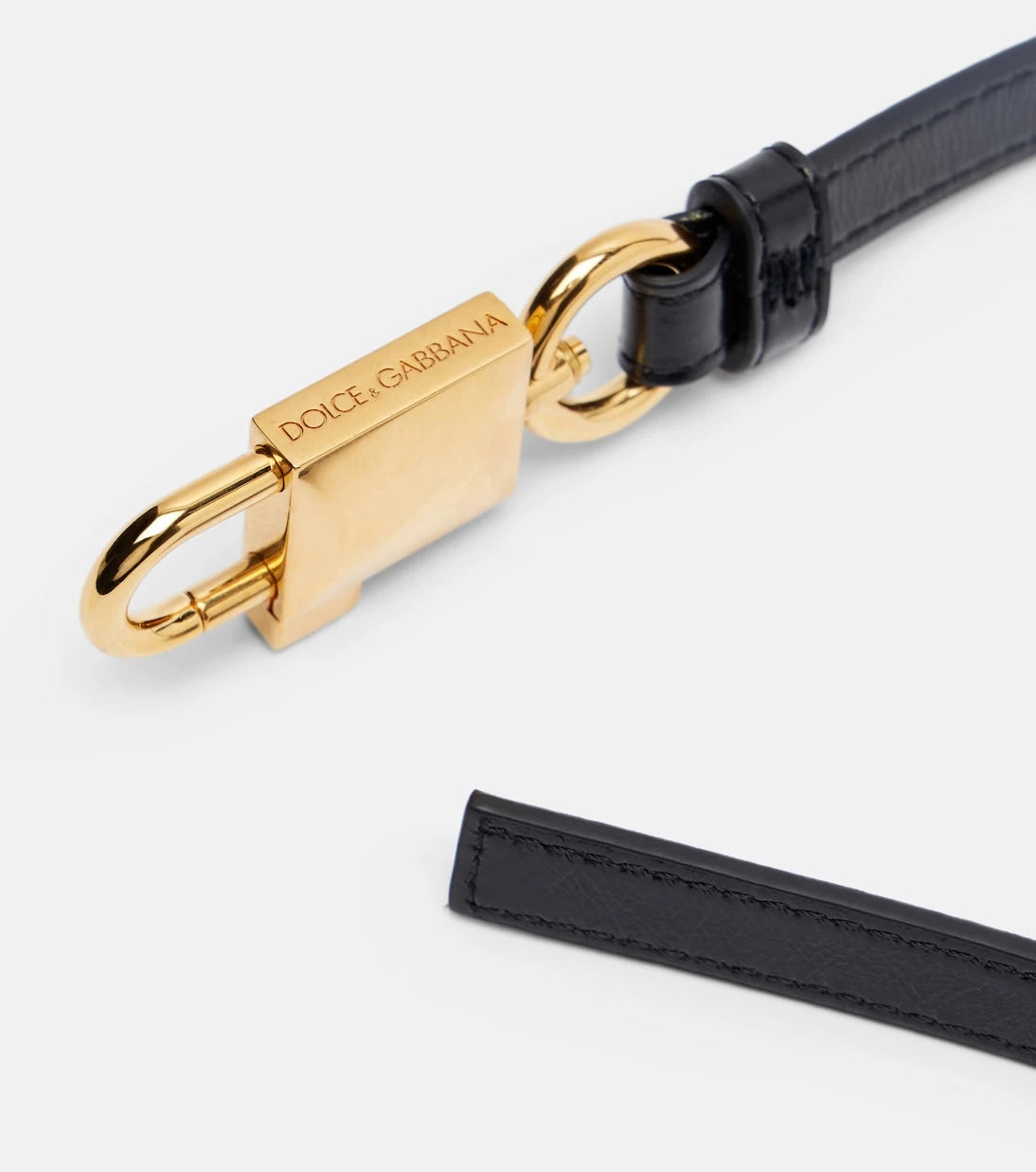 Dolce&Gabbana - Lock leather belt
