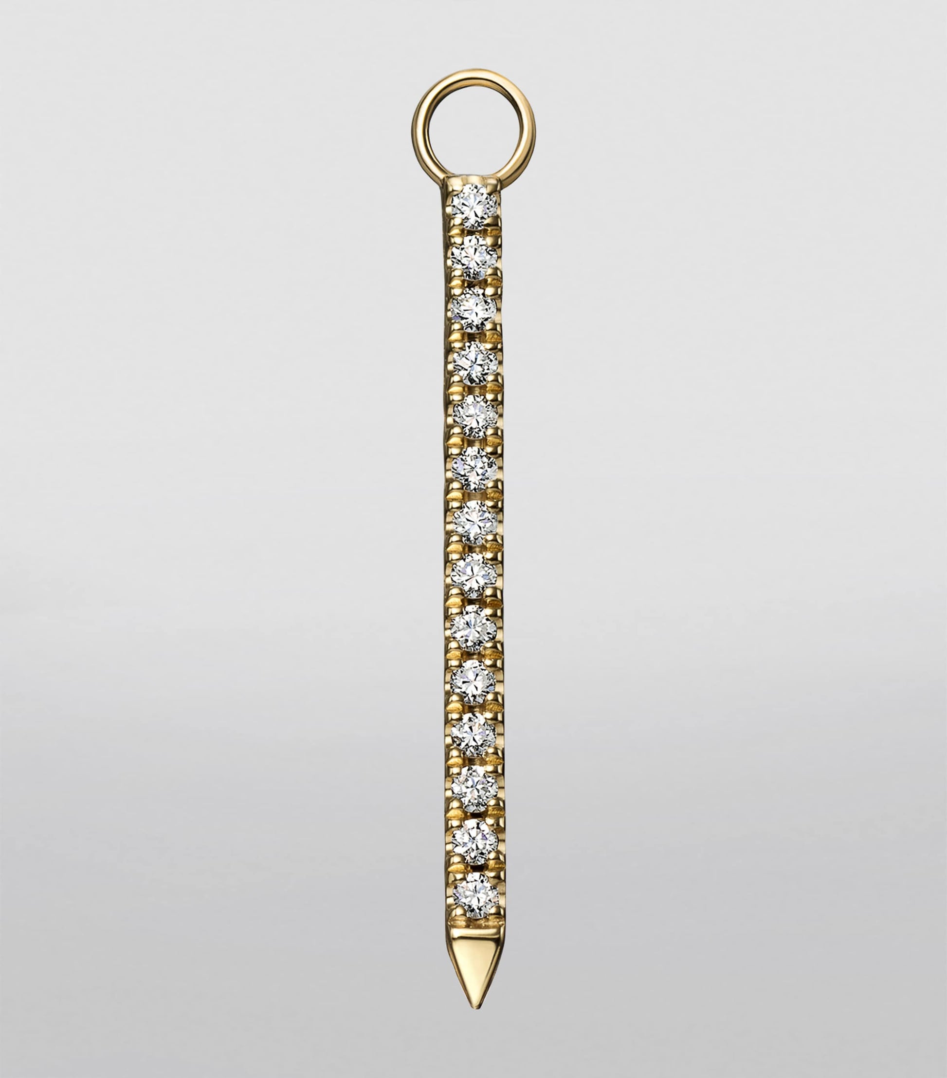 Diamond and Sapphire Eternity Bar Charm (18mm)