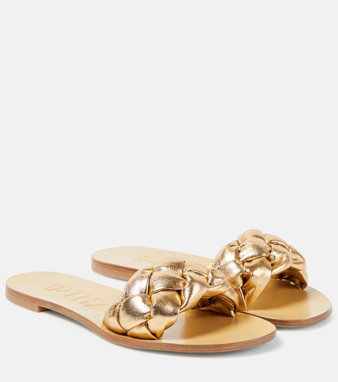 Souliers Martinez - Pelota braided leather slides
