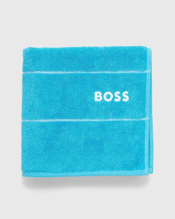 BOSS Plain River Blue 50 x 100 cm Küçük Pamuklu Havlu