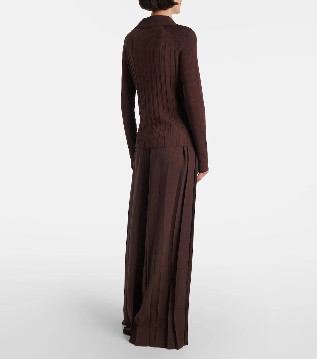 Joseph - Ribbed-knit polo sweater