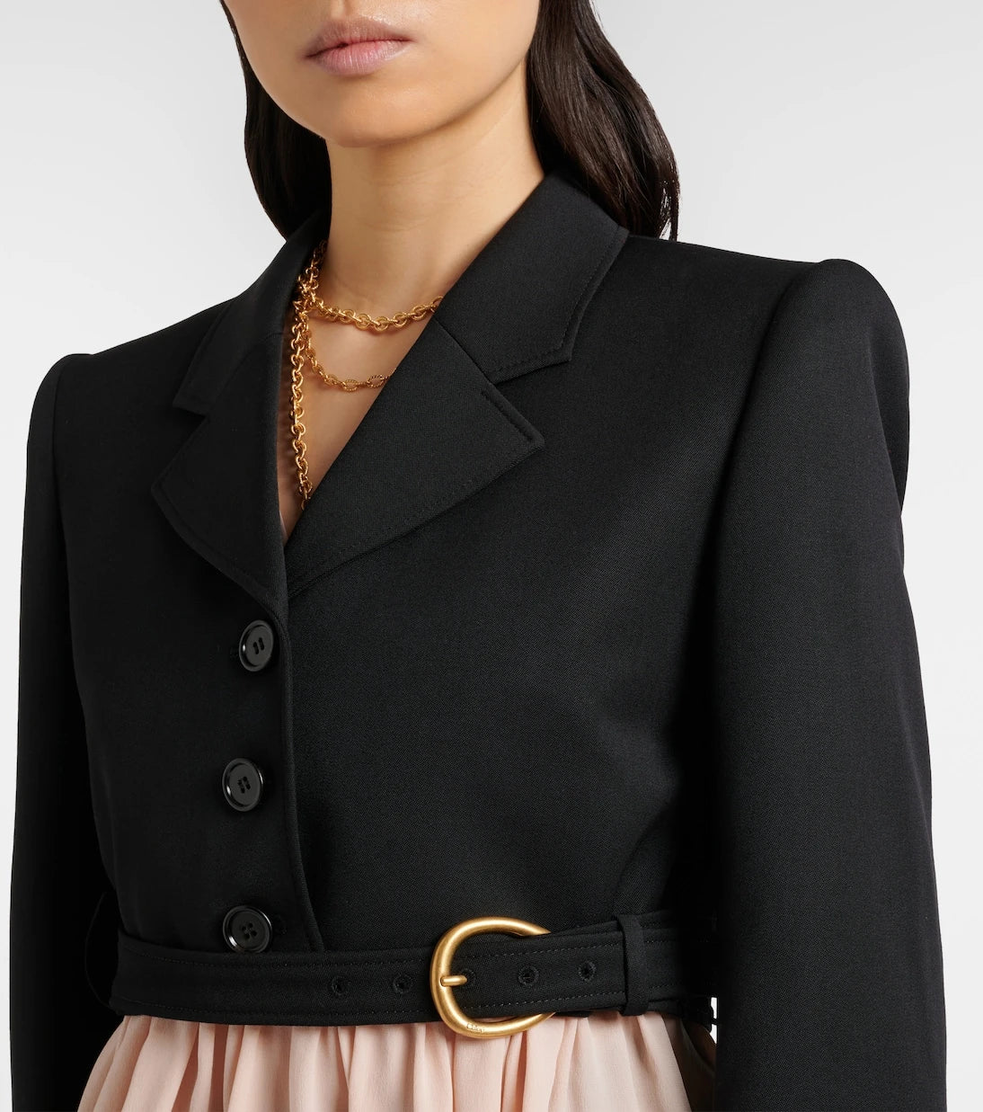 Chloé - Cropped virgin wool blazer