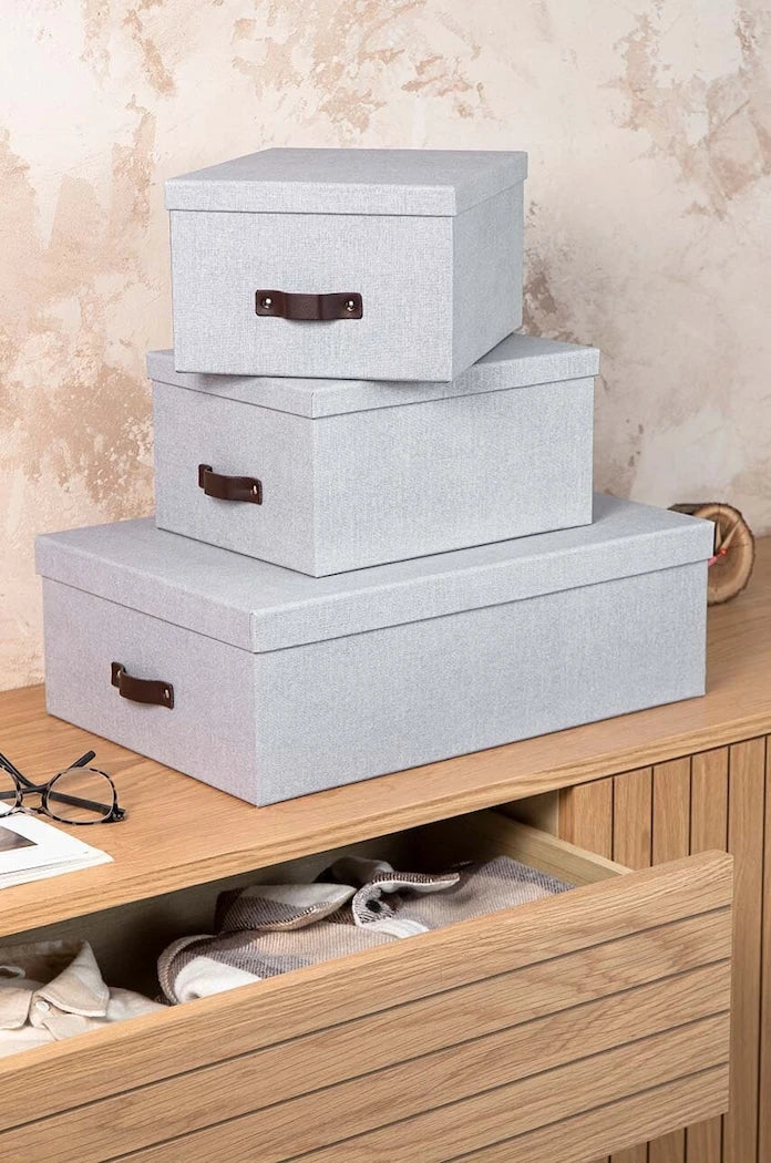 Bigso Box of Sweden Inge Saklama Kutuları Seti (3 Parça)