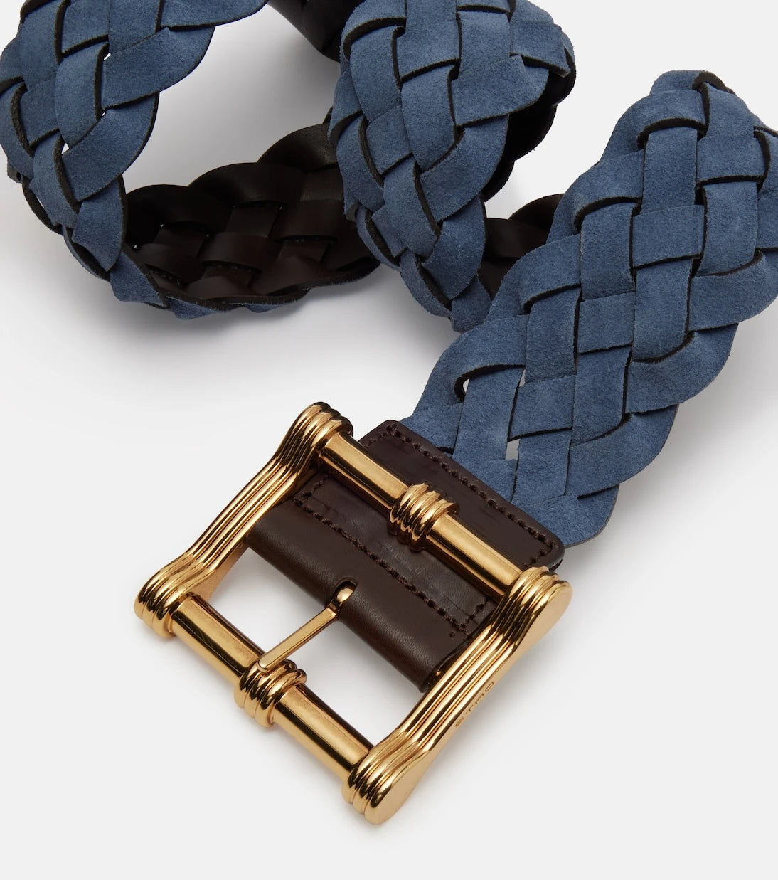 Etro - Ardiglione reversible suede belt