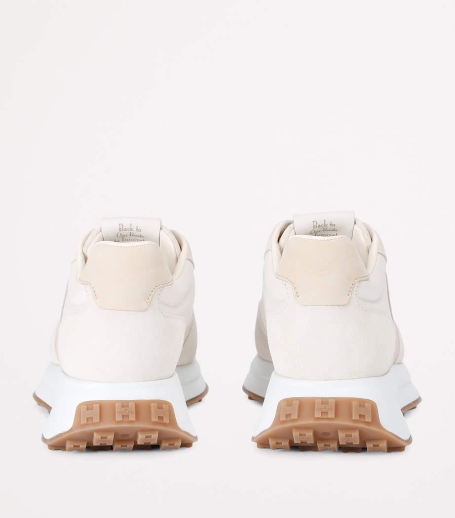 Pink Suede-Blend H641 Sneakers