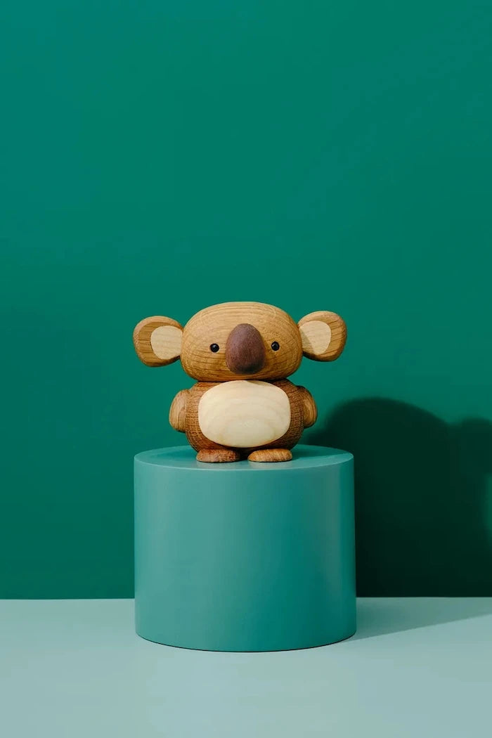 Lucie Kaas Dekoratif Ahşap Figür Koala Kozi 7 cm