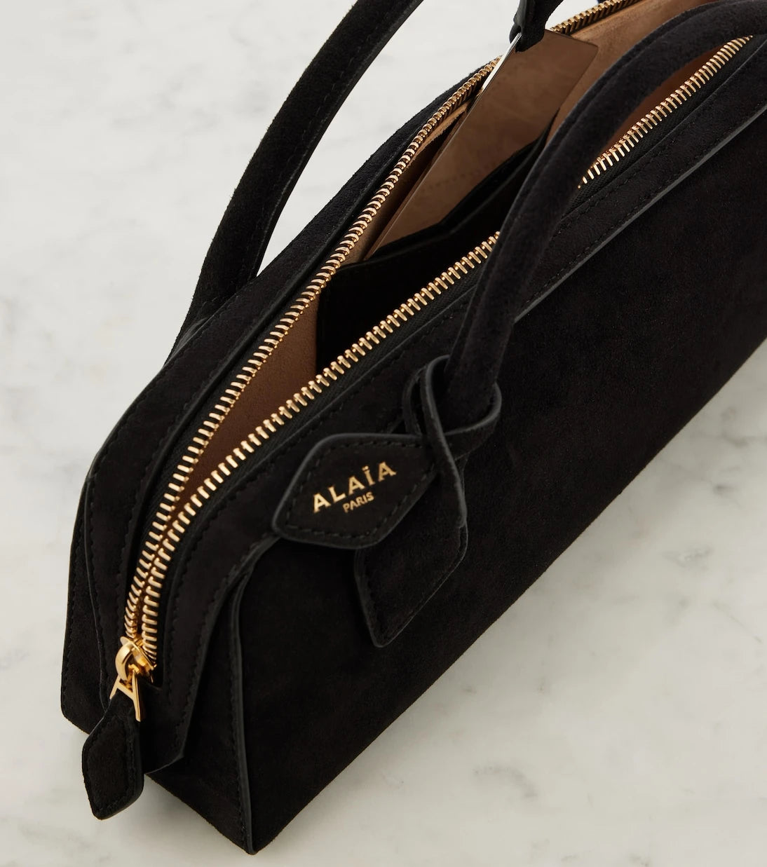 Alaïa - Le Teckel suede clutch
