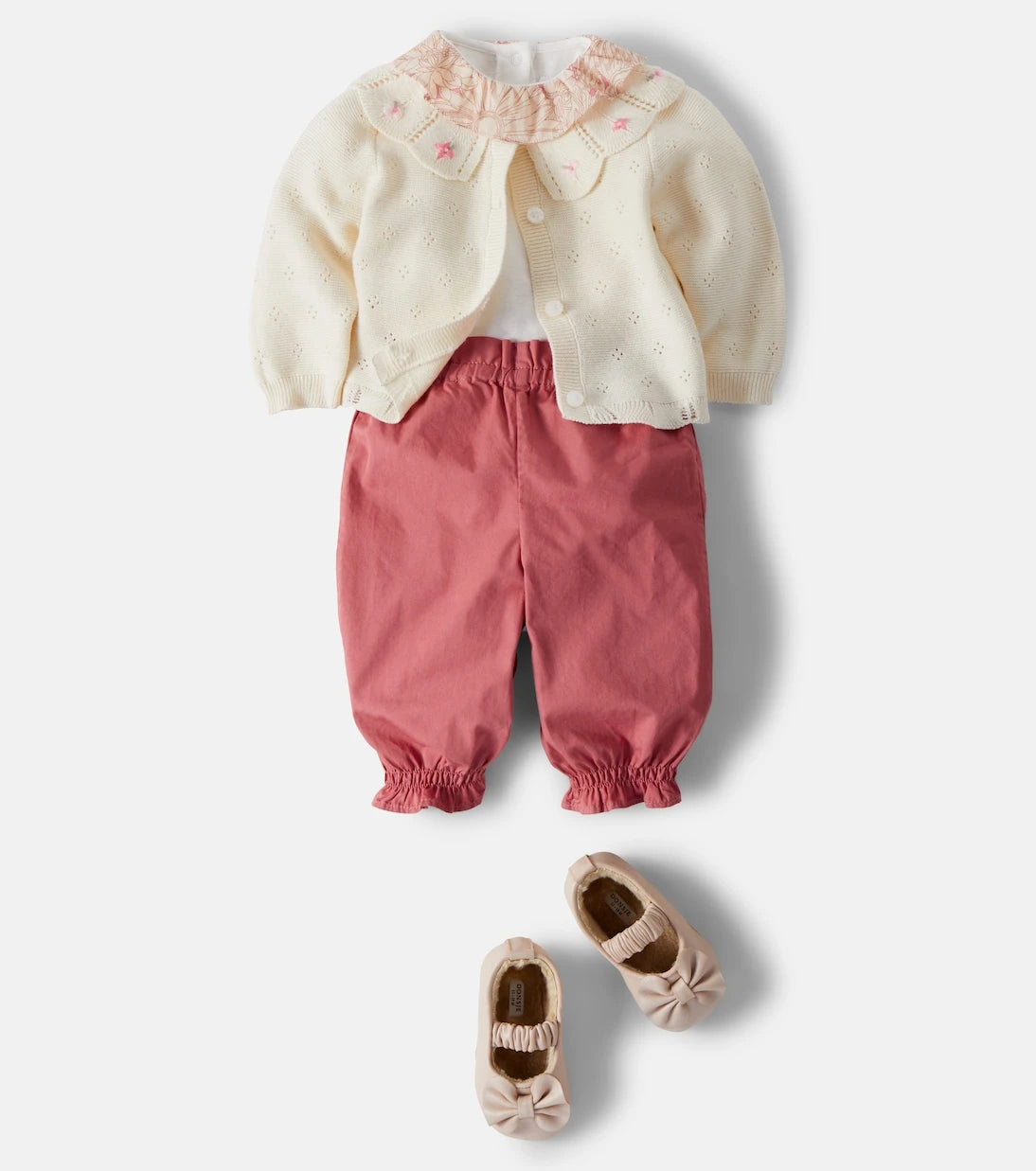 Bonpoint - Baby Lydille cotton twill pants