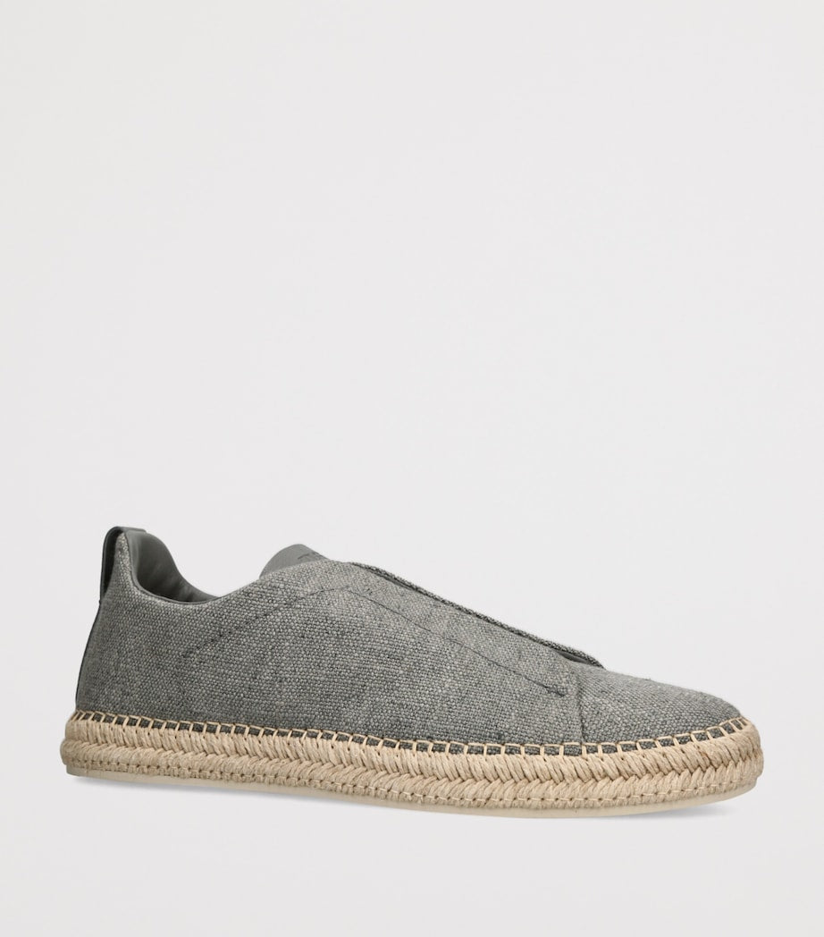 Canvas Triple Stitch Espadrilles