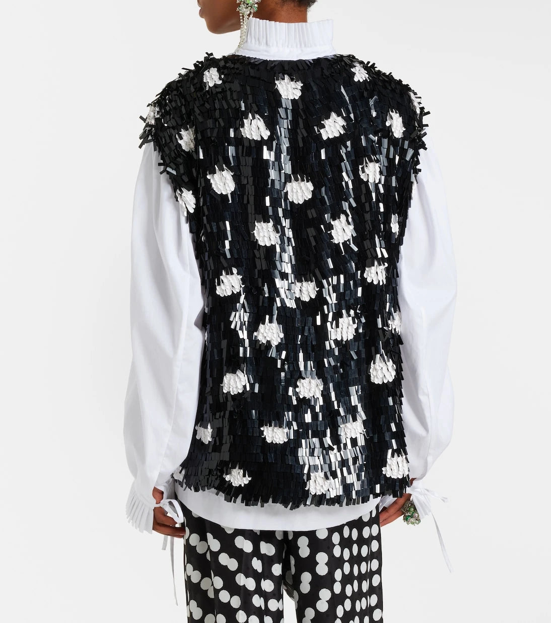 Dries Van Noten - Cuzco sequined silk top