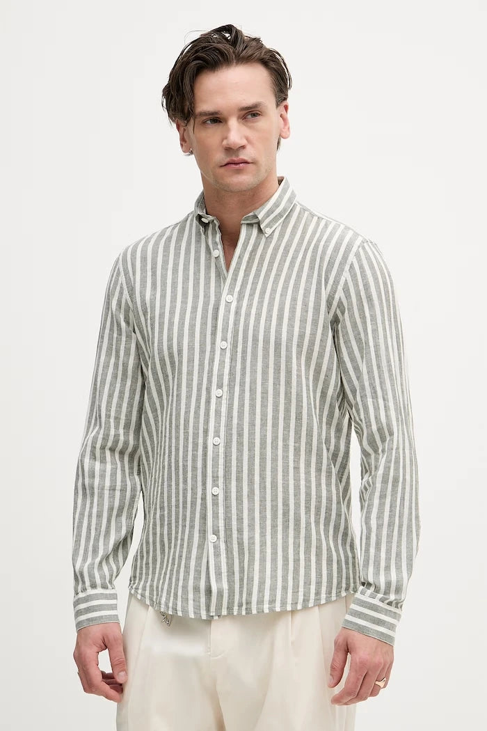 Lindbergh риза мъжка с лен