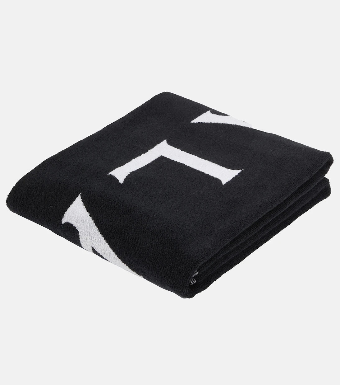 Alaïa - Logo jacquard cotton beach towel