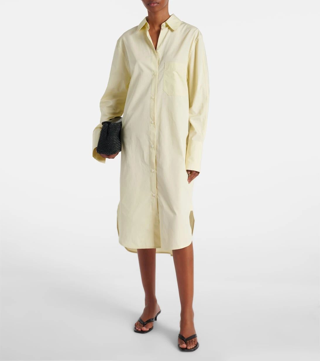 Toteme - Cotton poplin shirt dress