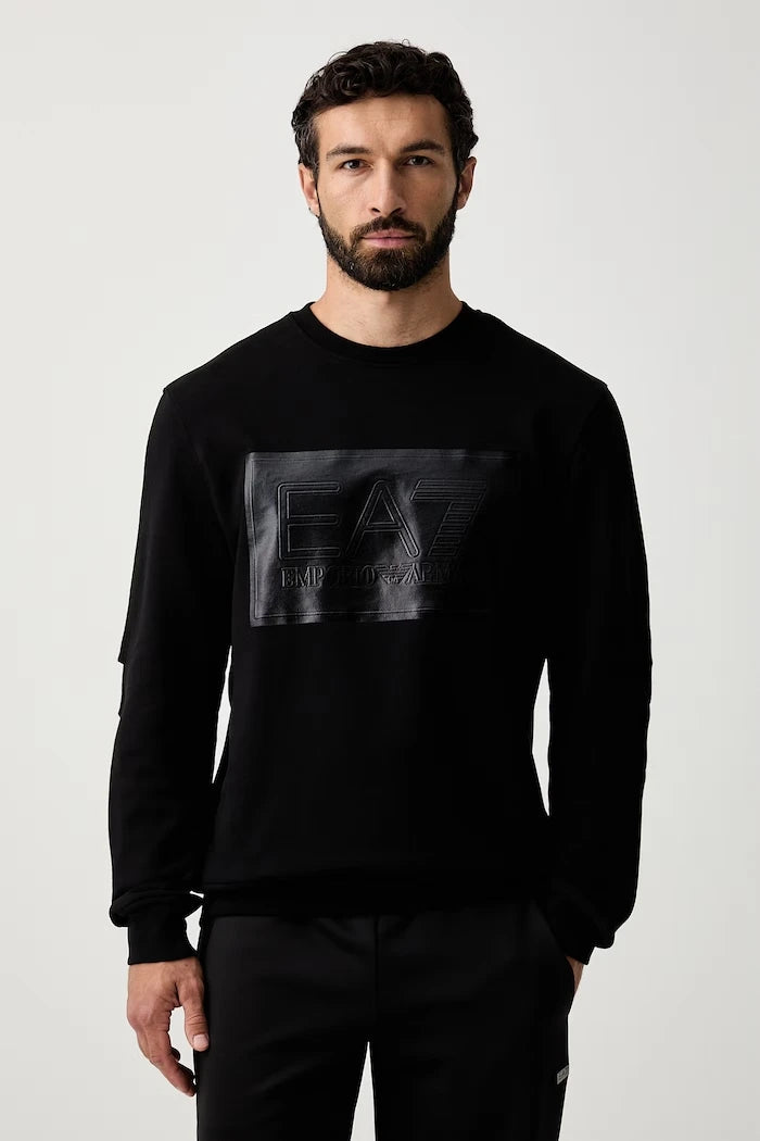 EA7 Emporio Armani erkek pamuklu sweatshirt