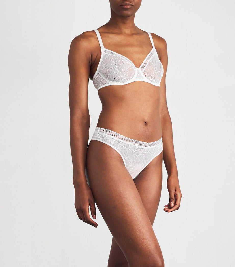 White Lace Comète Tanga Thong