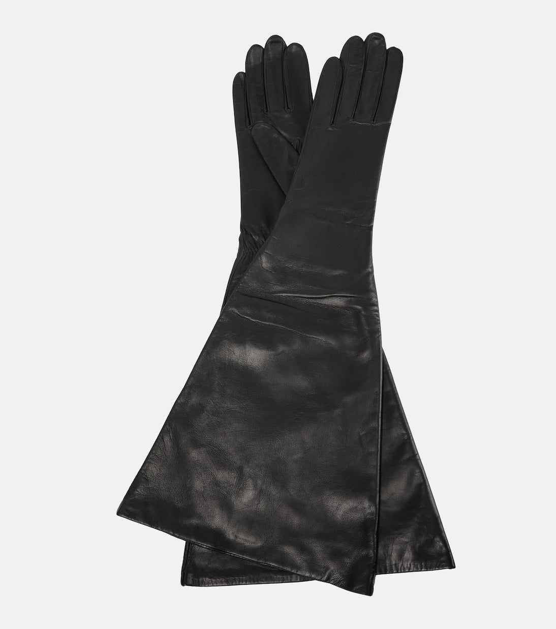 Alaïa - قفازات جلدية واسعة