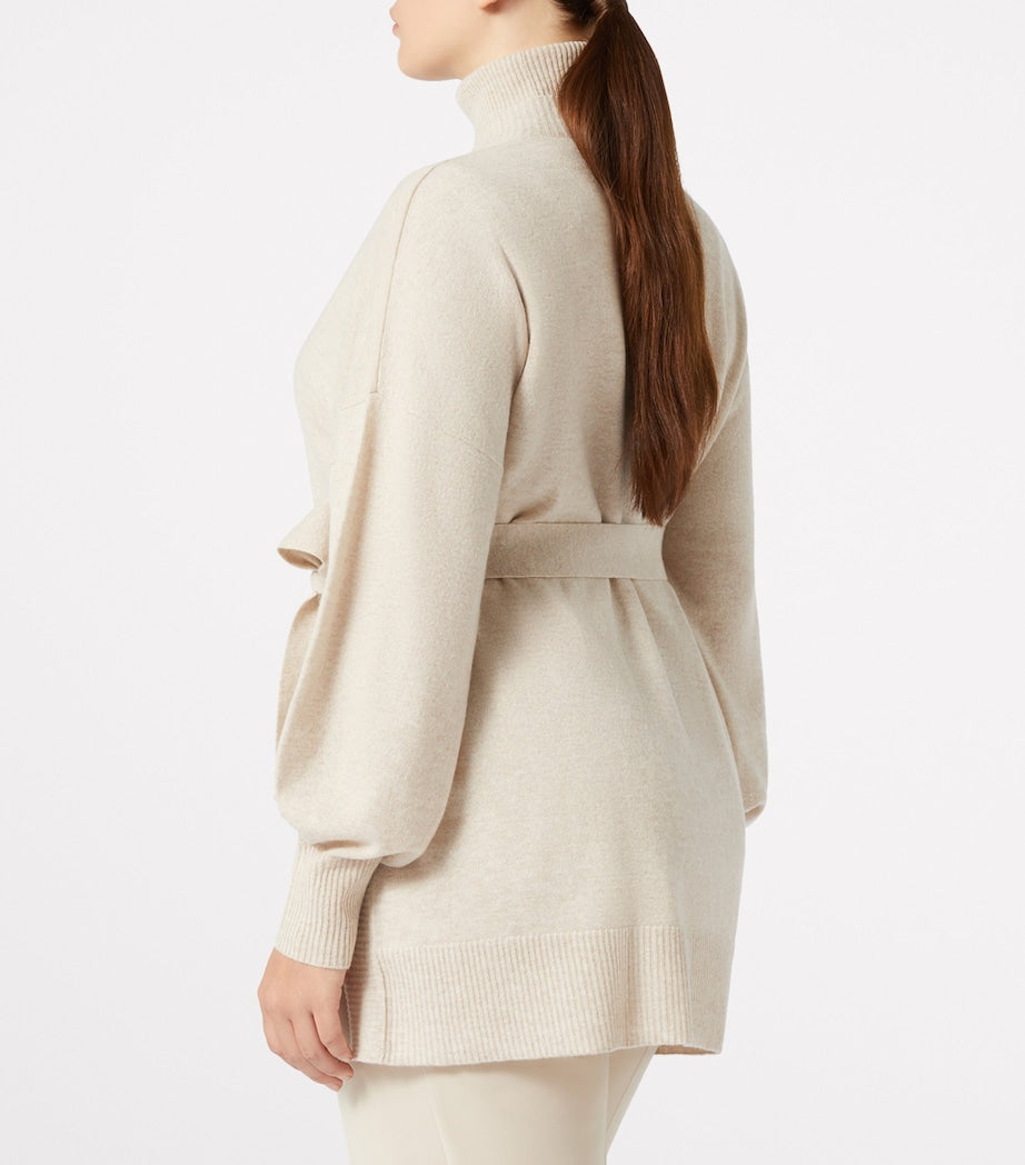 Beige Cashmere Echi Cardigan