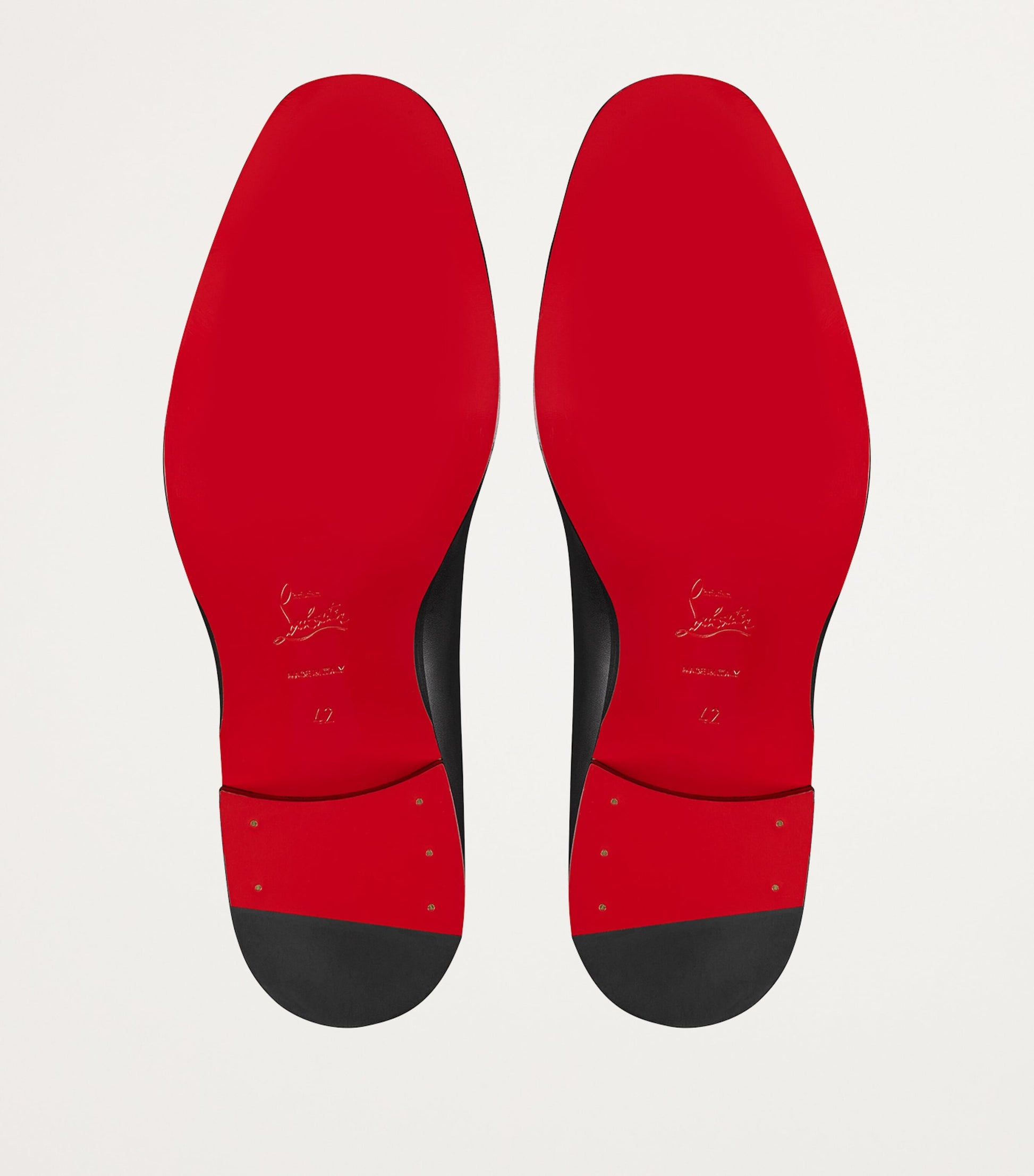 Christian Louboutin Chambelimonk Calfskin Monk Shoes