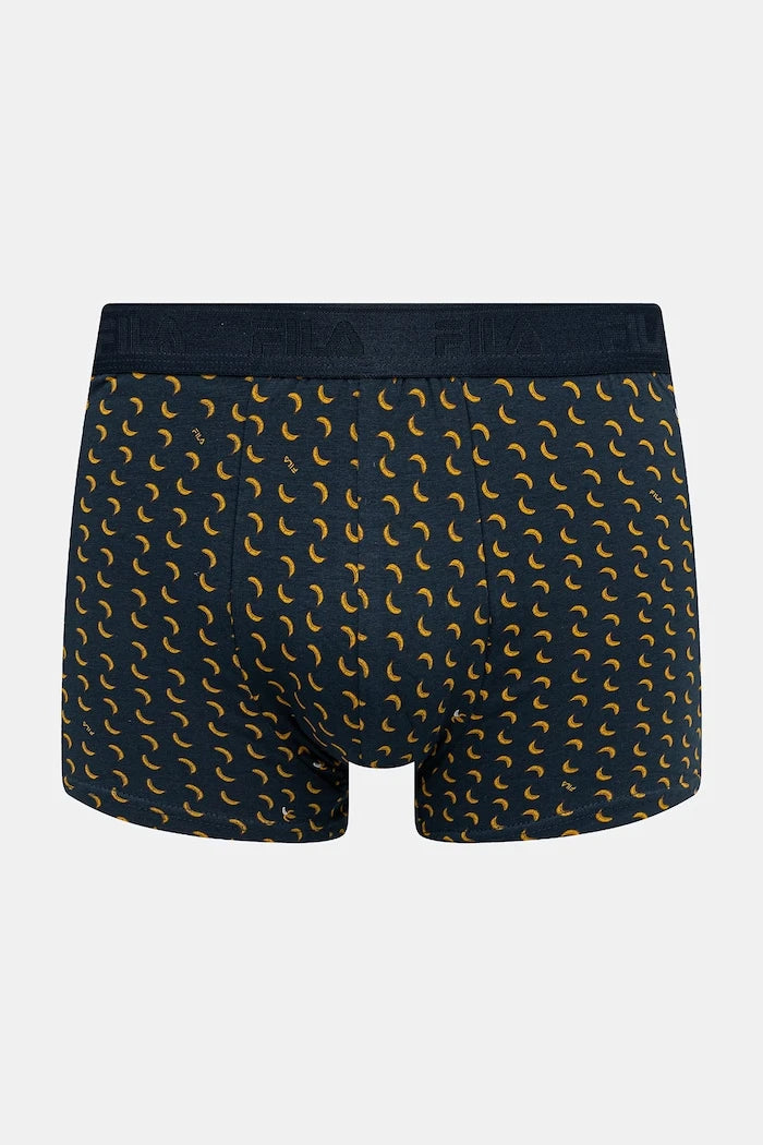 Fila pamuklu elastanlı dar kesim erkek boxer 3’lü