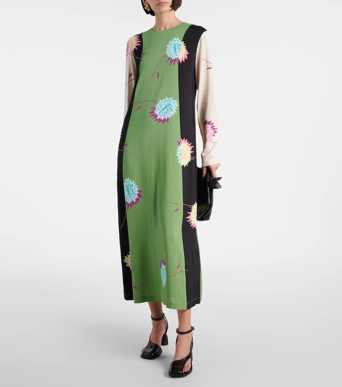 La DoubleJ - Swing printed jersey midi dress