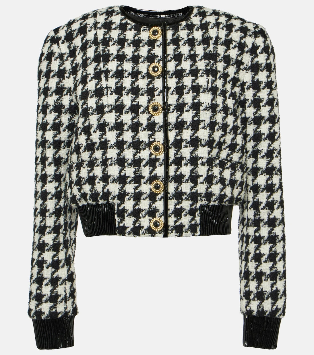 Balmain - Houndstooth tweed jacket