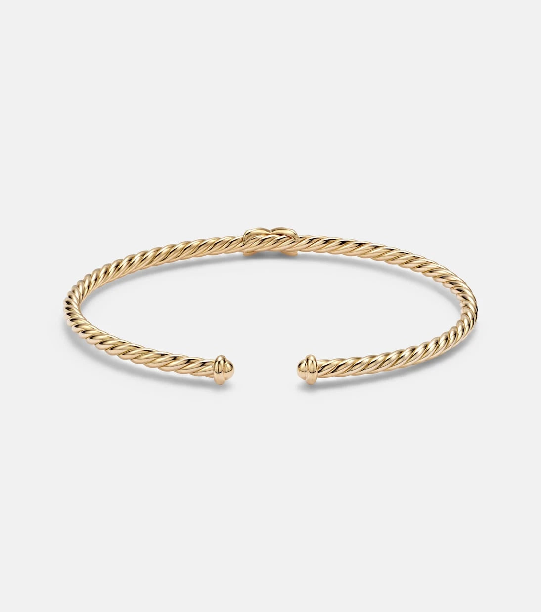 David Yurman - Cablespira® Flex X Micro 18kt gold bracelet with diamonds